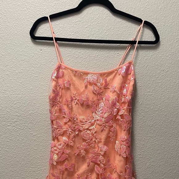 Lucy in the Sky Dresses Lucy In The Sky Pink Sequin Floral Bodycon